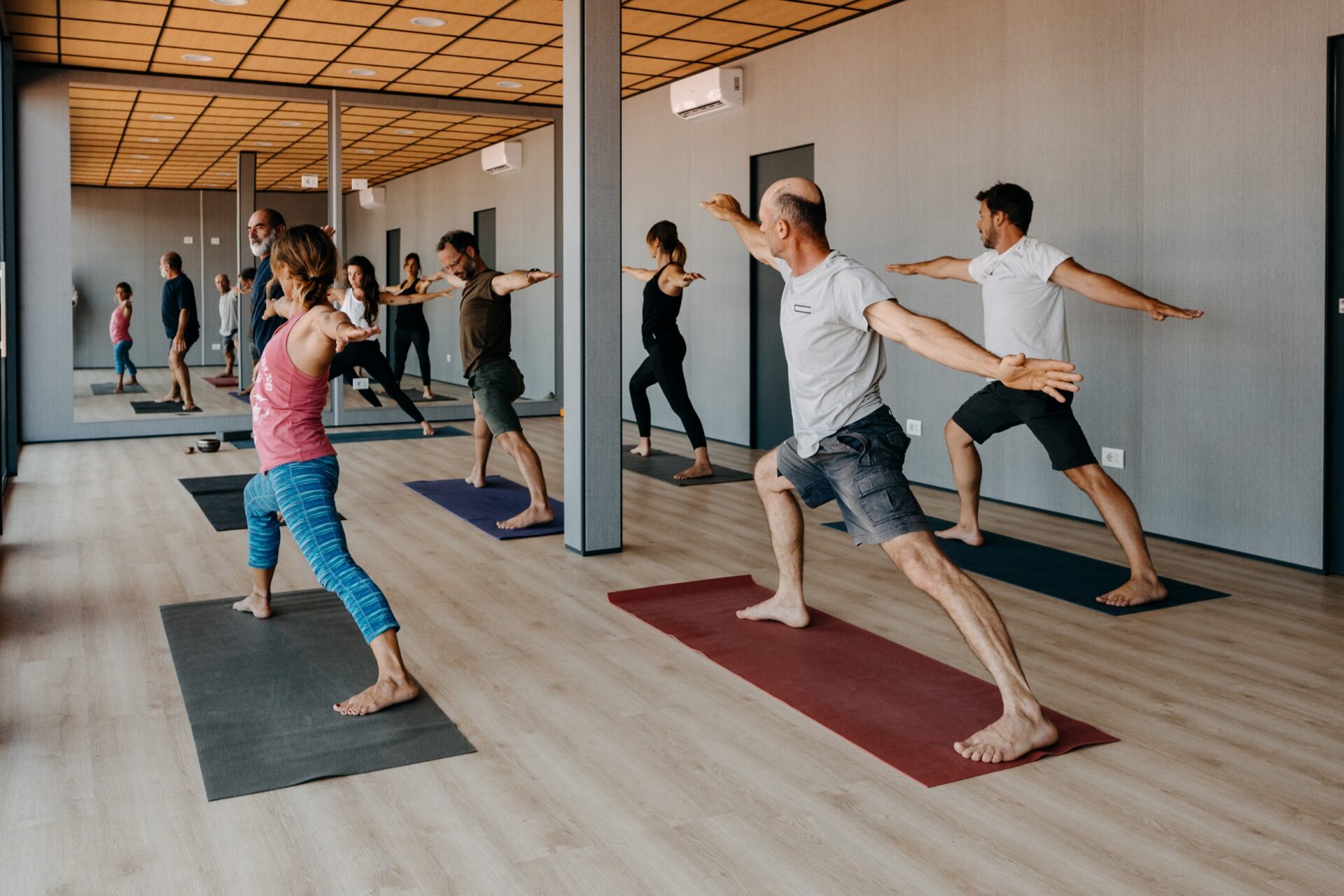 Yoga class at Genova Waterfront Marina