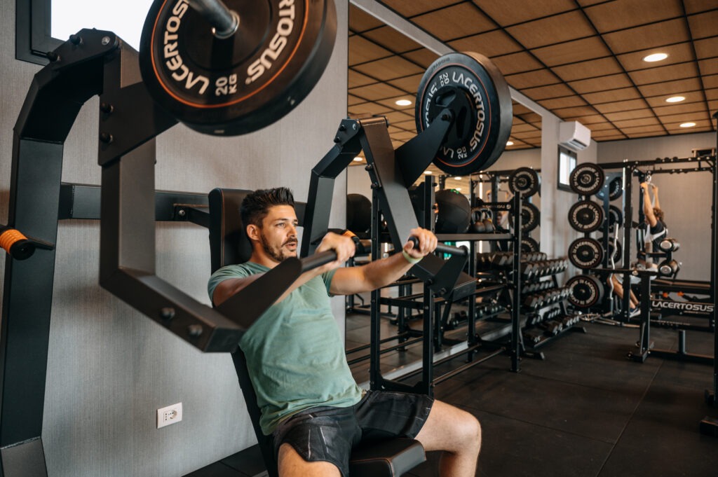 Training at Genova Waterfront Marina gym