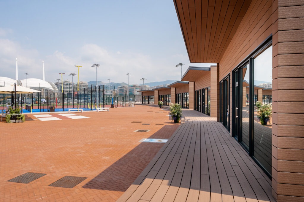 External view of Genova Waterfront Marina office