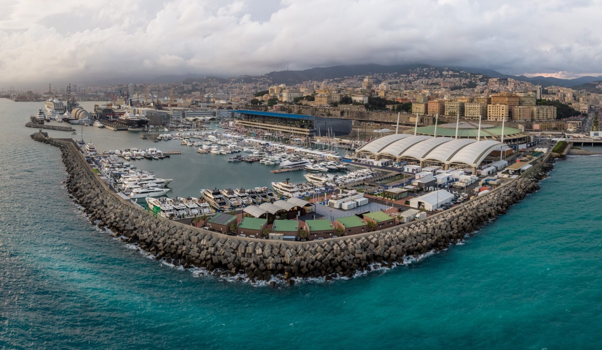 Saloni Nautici aerial view