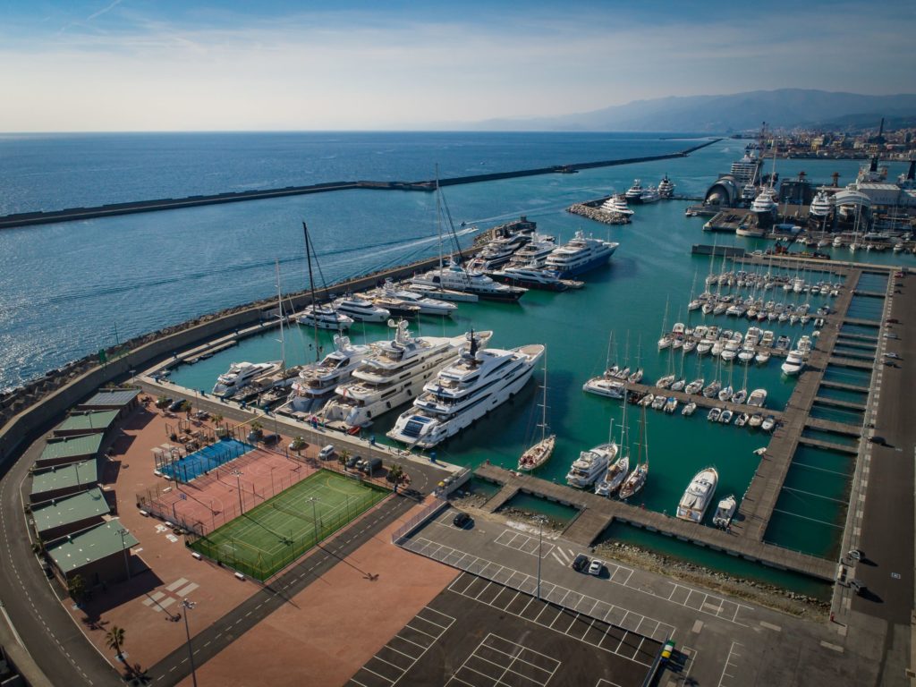 Amico & Co and Waterfront Marina form the air