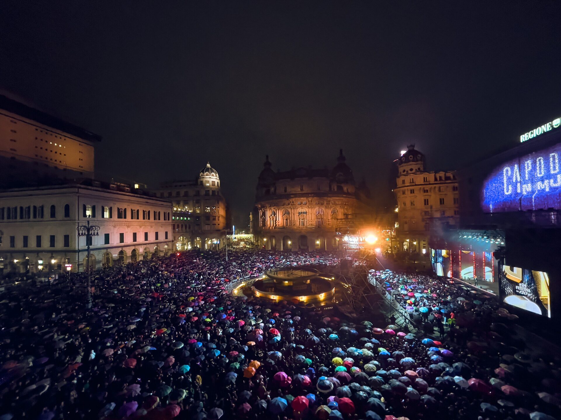 A record-breaking New Year's Eve in Genoa
