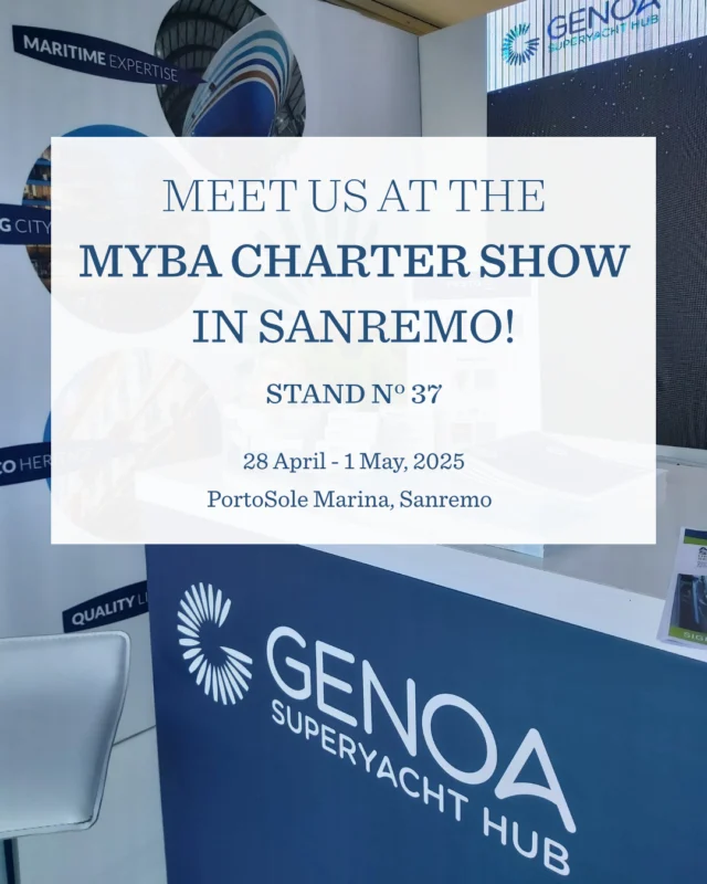 Waterfront Marina is back at the MYBA Charter Show in Sanremo! ⁠
⁠
Visit us from April 28 to May 1 at the Genoa Superyacht Hub stand Nº37. This year, we’re bringing more than yachting services—we’re bringing a piece of Genoa, with a special surprise inspired by The Genoeser, a local illustrated project paying homage to the iconic magazine “The New Yorker”, that shines a light on the creativity and energy of our city.⁠
⁠
See you there! 🌊⚓⁠
⁠
#genovawaterfrontmarina #genoasuperyachthub #weareamico  #yachtmarina #yachtberth #yachts #yachting #yachtlife #yachtcrew #yachtwork #superyachtcrew #crewlife #yachtcrewlife #portsofgenoa #genoamarina #marina #marinalife #myba2025 ⁠