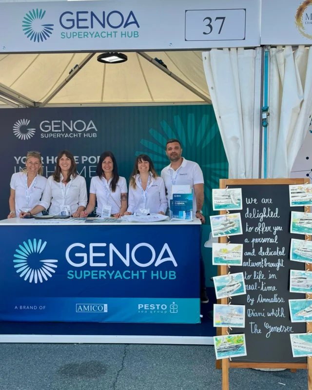MYBA 2025 → That’s a wrap!⁠
⁠
Thanks to everyone who stopped by our stand and made this event unforgettable! ⁠
We were proud to represent Waterfront Marina along with Genoa Superyacht Hub at MYBA 2025 — and even prouder to do it alongside our amazing partner, The Genoeser, who helped us bring the very best of Genoa to the Riviera stage. 🌊🚤⁠
⁠
See you next year! ⁠
⁠
⁠
#genovawaterfrontmarina #genoasuperyachthub #weareamico  #yachtmarina #yachtberth #yachts #yachting #yachtlife #yachtcrew #yachtwork #superyachtcrew #crewlife #yachtcrewlife #portsofgenoa #genoamarina #marina #marinalife #myba #myba2025 #mybasanremo